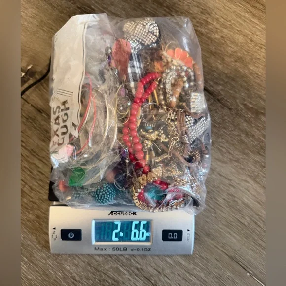 2.66 lbs of Craft Jewelry and a Small Backpack purse - Picture 4 of 13
